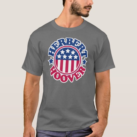 T-shirt Le Président Herbert Hoover des USA (Devant)