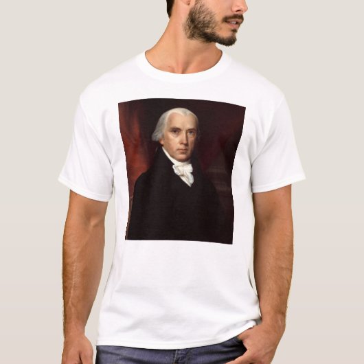 T-shirt Le président James Madison Portrait de John Vander (Devant)