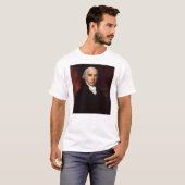 T-shirt Le président James Madison Portrait de John Vander (Devant entier)