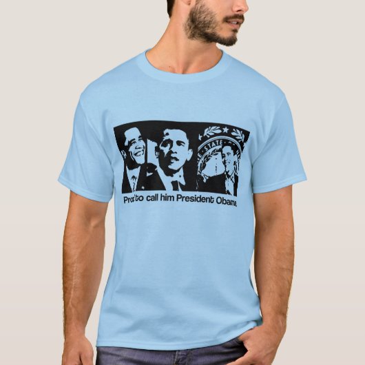 T-shirt Le Président Obama (Devant)