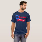 T-shirt Le Président Obama Elect 2012 (Devant entier)