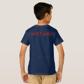 T-shirt Le Président Obama "histoire dans notre vie " (Dos entier)