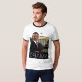T-shirt Le Président Obama, pour le changement ! (Devant entier)