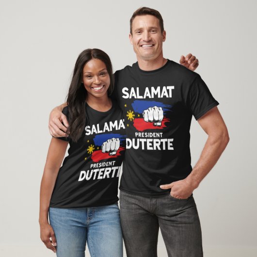 T-shirt Le Président Salamat Duterte (Unisexe)