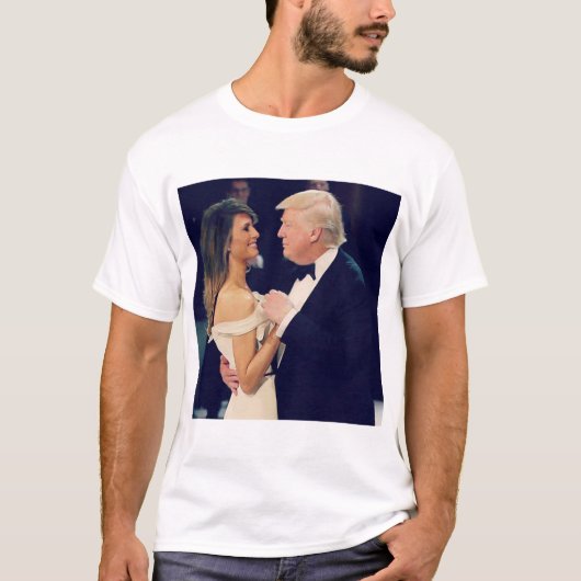 T-shirt Le président Trump et Melania Dancing (Devant)