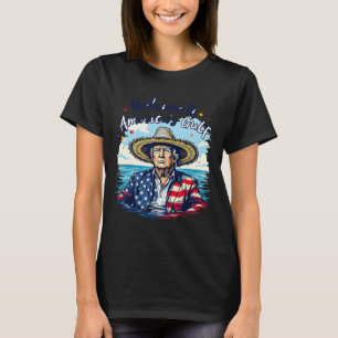 T-shirt Le président Trump Sombrero conçoit le modèle amér