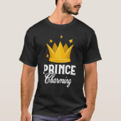 T-shirt Le Prince Charming Fairy Tale Halloween Lazy Costu (Devant)