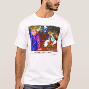 T-shirt Le problème avec des mouettes