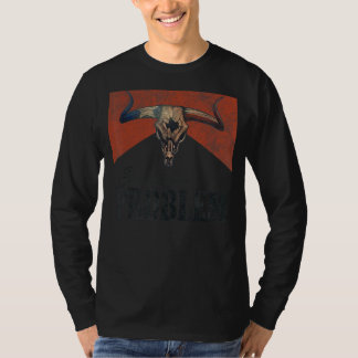 T-shirt Le problème de quelqu'un Vintage Bull Skull Wester