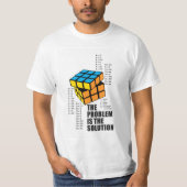 T-shirt Le problème est la solution (Devant)