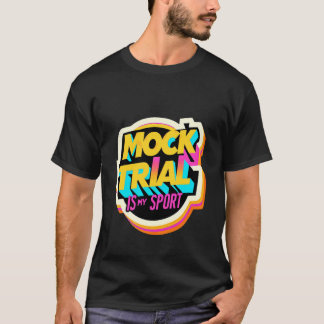 T-shirt Le procès simulé est mon sport débat faculté de dr