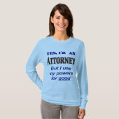 T-shirt Le procureur des bons avocats dit Tee (Devant entier)