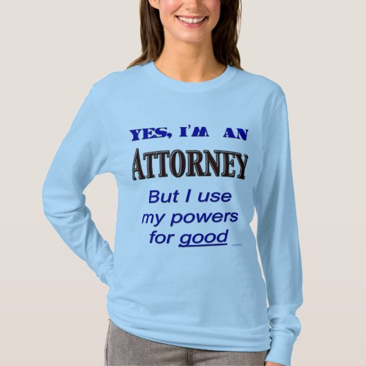 T-shirt Le procureur des bons avocats dit Tee (Devant)