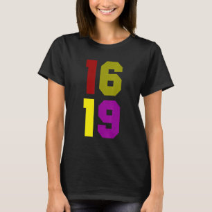 T-shirt Le Projet 1619 Mois de l'Histoire Noire Bhm Africa
