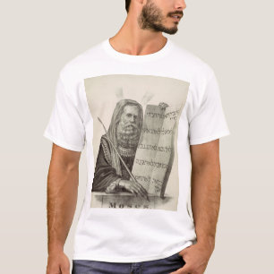 T-shirt Le prophète Moïse avec les tablettes de la loi