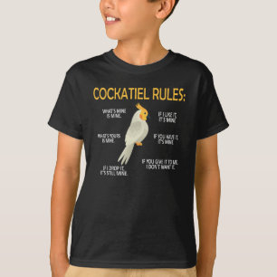 T-shirt Le Propriétaire De Cockatiel Délivre Un Amoureux