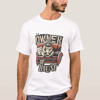 T-shirt Le propriétaire de la maison design fun pour les a