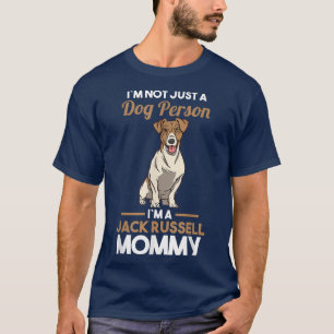 T-shirt Le propriétaire du chien Jack Russell maman