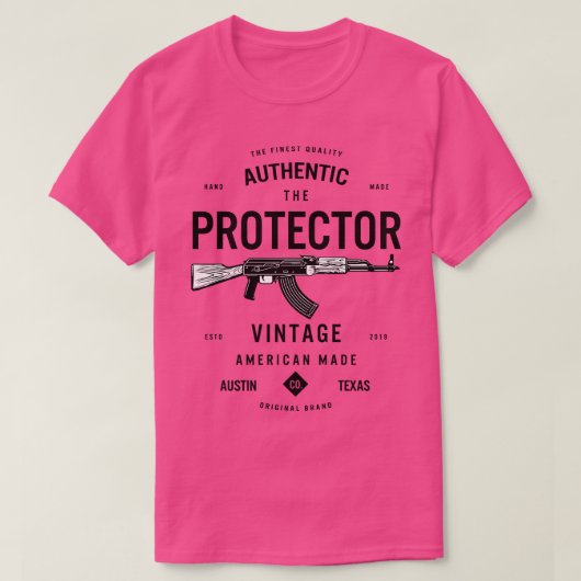 T-shirt Le protecteur de fusil (Design devant)
