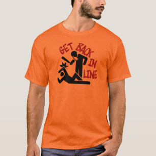 T-shirt Le protestataire… reviennent dans la ligne !