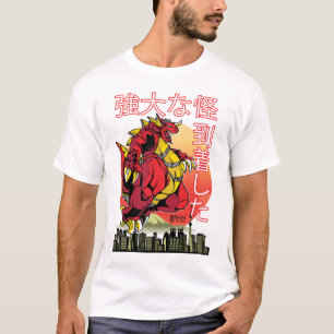 T-shirt Le puissant monstre de Kaiju