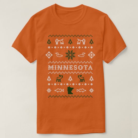 T-shirt Le pull du Minnesota 1 (Design devant)