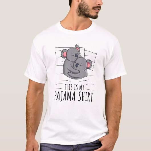 T-shirt Le pyjama de l'aube de Koala (Devant)