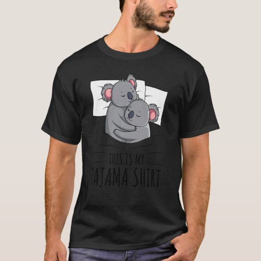 T-shirt Le pyjama de l'aube de Koala (Devant)