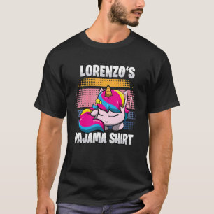 T-shirt Le pyjama de Lorenzo au sommeil personnalisé