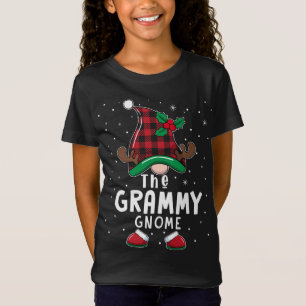 T-Shirt Le pyjama de Noël de la famille Gnome Matching gra