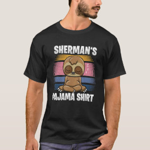 T-shirt Le pyjama de Sherman couchage personnalisé