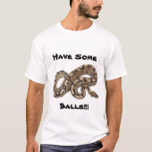 T-shirt Le python de boule ont quelques boules (Devant)