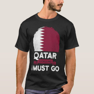 T-shirt Le Qatar Dit Que Je Dois Aller Héritage Racines Du