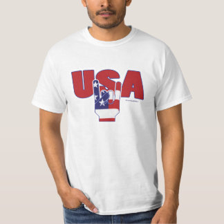 T-shirt Le quatrième de juillet bascule le rouge