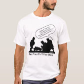 T-shirt Le quatrième homme intelligent (Devant)
