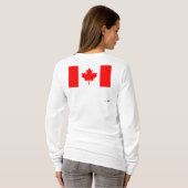 T-SHIRT LE QUÉBEC, CANADA (Dos entier)