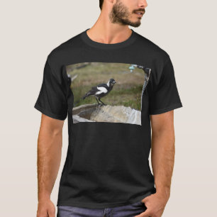T-SHIRT LE QUEENSLAND RURAL NOIR ET BLANC AUSTRALIE DE PIE