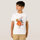 T-SHIRT LE RABBIT BLANC DE ALICE (Devant entier)