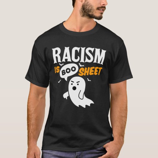 T-shirt Le racisme est une feuille de route désapprouvant (Devant)