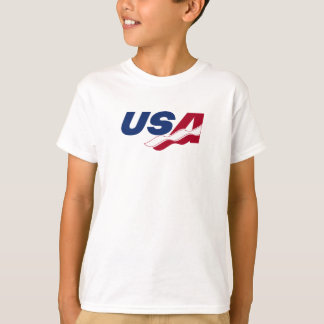 T-shirt Le racquetball des Etats-Unis badine le tee -