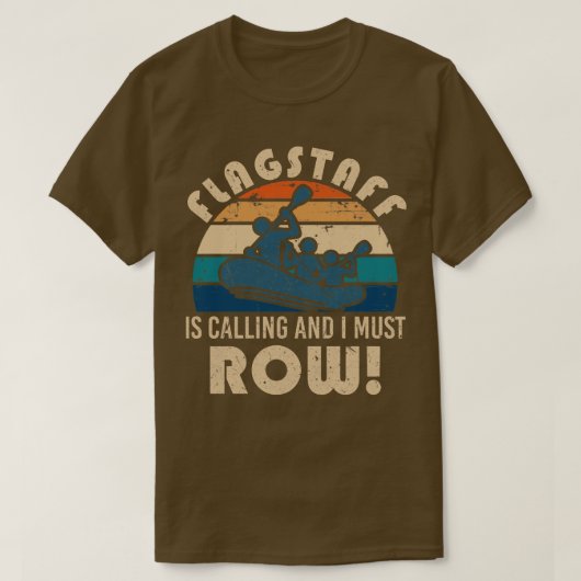 T-shirt Le rafting (Design devant)