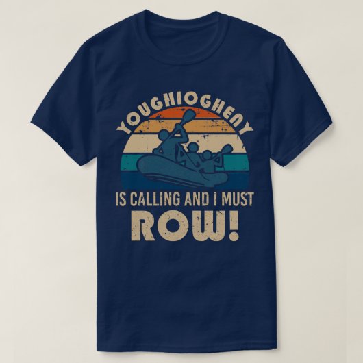 T-shirt Le rafting Youghiogheny (Design devant)
