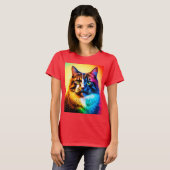 T-shirt le rainbow cat (Devant entier)