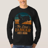 T-shirt Le Ranger De La Pelouse Ride De Nouveau Jardin Pui (Devant)