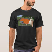 T-shirt Le rat gras mignon est attrapé mème (Devant)