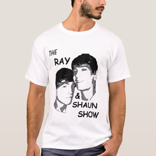 T-shirt Le rayon et l'exposition de Shaun (Devant)