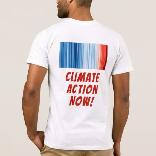 T-shirt Le réchauffement climatique freine le changement c