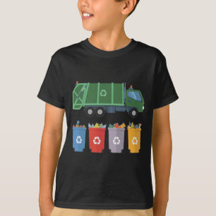 T-shirt Le recyclage des ordures chez les enfants du camio