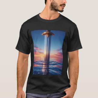 T-shirt Le Reflet d'Excalibur - Épée de Fantaisie au Couch