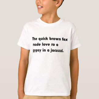T-shirt Le Renard Brown... Gypsy Jacuzzi Pangram Tee